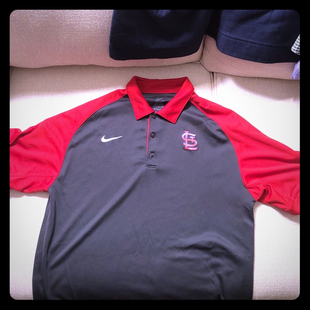 Nike St. Louis Cardinals dri fit polo